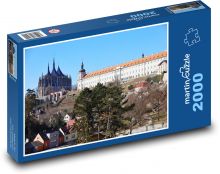 Kutná Hora - katedrála, mesto Puzzle 2000 dielikov - 90 x 60 cm