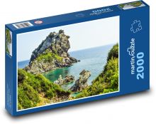 Skopelos, Řecko, skála Puzzle 2000 dílků - 90 x 60 cm