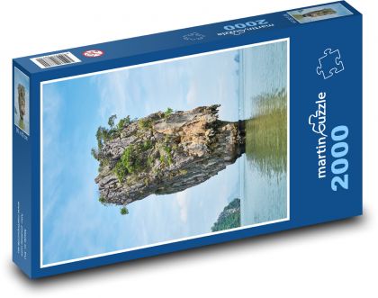 Phang Nga Bay - Thajsko, ostrov - Puzzle 2000 dílků, rozměr 90x60 cm