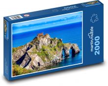 Hiszpania - Rock, Gaztelugatxee Puzzle 2000 elementów - 90x60 cm