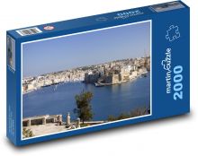 Malta - port, houses Puzzle 2000 pieces - 90 x 60 cm