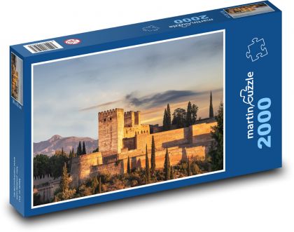 Alhambra - Palace of Granada, Spain - Puzzle 2000 pieces, size 90x60 cm 