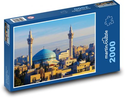 Mosque - King Abdullah Mosque, Amman - Puzzle 2000 pieces, size 90x60 cm 