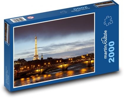 Paris - France, Eiffel Tower - Puzzle 2000 pieces, size 90x60 cm 