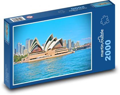 Austrálie - Sydney, opera - Puzzle 2000 dílků, rozměr 90x60 cm