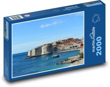 Dubrovník - staré město, Chorvatsko Puzzle 2000 dílků - 90 x 60 cm