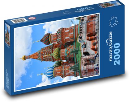 Moskva - Rusko, Červené námestie - Puzzle 2000 dielikov, rozmer 90x60 cm 