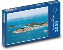 Croatia - City in the Sea Puzzle 2000 pieces - 90 x 60 cm