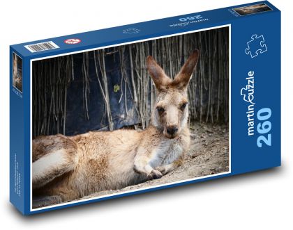 Klokan - Wallaby - Puzzle 260 dílků, rozměr 41x28,7 cm