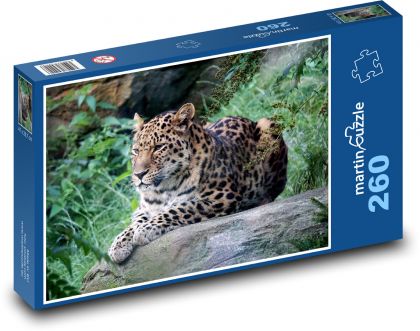 Leopard - Puzzle 260 dielikov, rozmer 41x28,7 cm