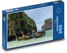 Thailand - boats Puzzle 260 pieces - 41 x 28.7 cm 