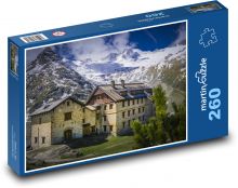 Rakousko - Zillertal, horská chata Puzzle 260 dílků - 41 x 28,7 cm