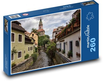 Česká Republika - Český Krumlov - Puzzle 260 dílků, rozměr 41x28,7 cm