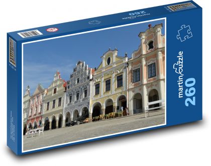 Česká Republika - Telč - Puzzle 260 dílků, rozměr 41x28,7 cm