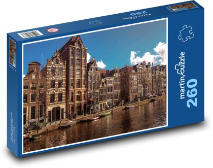 Holandsko - Amsterodam - Puzzle 260 dílků, rozměr 41x28,7 cm