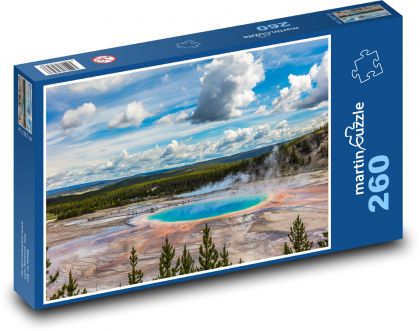 Yellowstonský národný park - Puzzle 260 dielikov, rozmer 41x28,7 cm