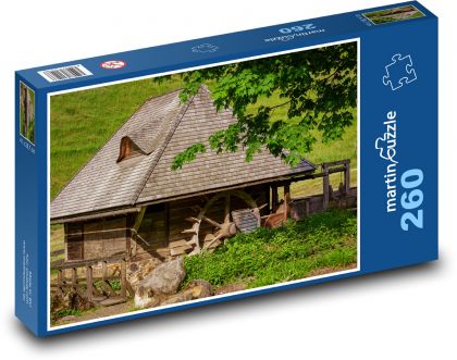 Starý vodný mlyn - Puzzle 260 dielikov, rozmer 41x28,7 cm