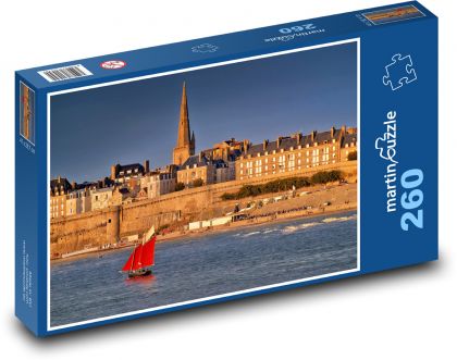 Francúzsko - Saint-Malo - Puzzle 260 dielikov, rozmer 41x28,7 cm