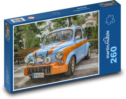 Fiat 600 Abarth - Puzzle 260 pieces, size 41x28.7 cm 