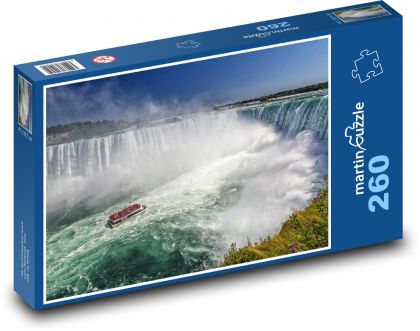 Niagarské vodopády - Puzzle 260 dílků, rozměr 41x28,7 cm