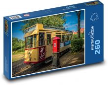 Zabytkowy tramwaj Puzzle 260 elementów - 41x28,7 cm