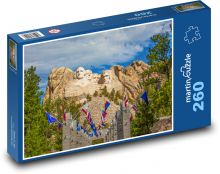 USA - Mount Rushmore Puzzle 260 dílků - 41 x 28,7 cm