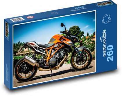 Motocykl - KTM - Puzzle 260 elementów, rozmiar 41x28,7 cm