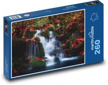 Waterfall, autumn Puzzle 260 pieces - 41 x 28.7 cm 