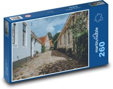 Małe miasto, aleja Puzzle 260 elementów - 41x28,7 cm