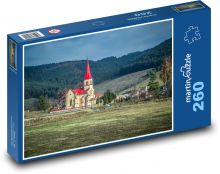 Slovensko, kostel Puzzle 260 dílků - 41 x 28,7 cm