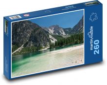 Jezero - hory, voda Puzzle 260 dílků - 41 x 28,7 cm