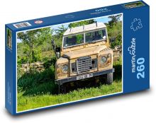 Car - Yellow Land Rover Puzzle 260 pieces - 41 x 28.7 cm 