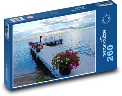 Pier - Lake, Canada - Puzzle 260 pieces, size 41x28.7 cm 