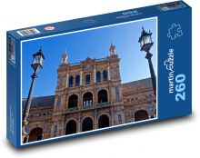 Plaza De Espania - palác, Španělsko Puzzle 260 dílků - 41 x 28,7 cm