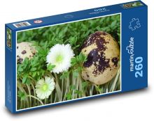 Quail eggs - watercress, eggs Puzzle 260 pieces - 41 x 28.7 cm 