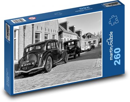 Auto - historický, starý vůz - Puzzle 260 dílků, rozměr 41x28,7 cm