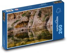 Lake - rock formations Puzzle 260 pieces - 41 x 28.7 cm 