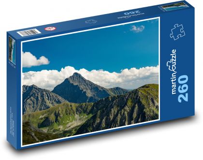 Hory - Tatry, Slovensko - Puzzle 260 dílků, rozměr 41x28,7 cm