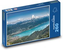 Jezioro - Brienz, Szwajcaria Puzzle 260 elementów - 41x28,7 cm