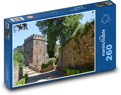 Spain - Granada, fortress - Puzzle 260 pieces, size 41x28.7 cm 