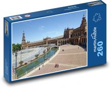 Španělsko - Sevilla, město Puzzle 260 dílků - 41 x 28,7 cm