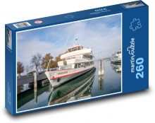 Boat - Lake Constance, shipping Puzzle 260 pieces - 41 x 28.7 cm 