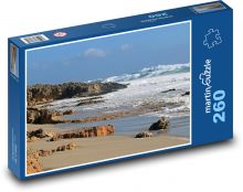 Pláž - písek, moře Puzzle 260 dílků - 41 x 28,7 cm