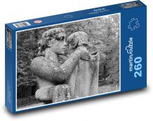 Statua - miłość, uścisk Puzzle 260 elementów - 41x28,7 cm