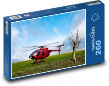 Czerwony helikopter - latać, ratować Puzzle 260 elementów - 41x28,7 cm