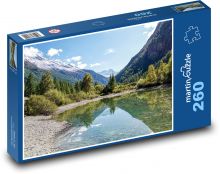 Mountain landscape - trees, nature Puzzle 260 pieces - 41 x 28.7 cm 