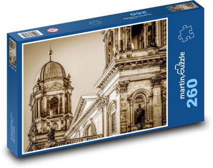 Berlínská katedrála - Německo, stavba - Puzzle 260 dílků, rozměr 41x28,7 cm