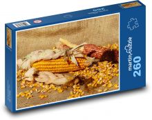 Yellow corn - cob, plant Puzzle 260 pieces - 41 x 28.7 cm 