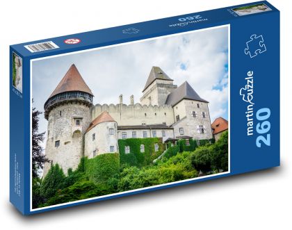 Hrad Heidenreichstein - Rakousko, pevnost - Puzzle 260 dílků, rozměr 41x28,7 cm