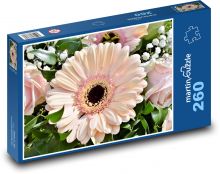 Květina - květ, kytice Puzzle 260 dílků - 41 x 28,7 cm